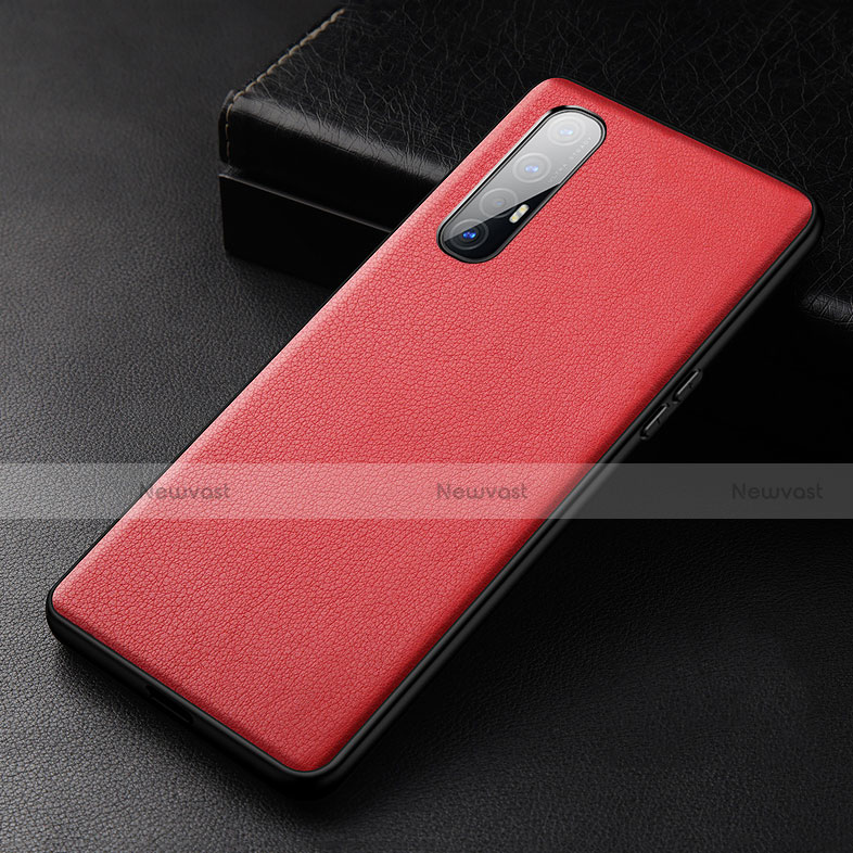 Soft Luxury Leather Snap On Case Cover R04 for Oppo Reno3 Pro