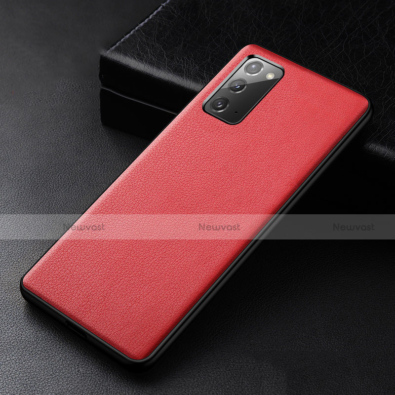 Soft Luxury Leather Snap On Case Cover R04 for Samsung Galaxy Note 20 5G