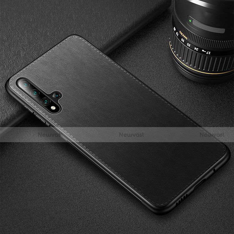 Soft Luxury Leather Snap On Case Cover R05 for Huawei Honor 20