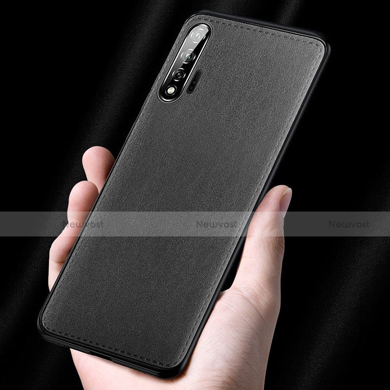 Soft Luxury Leather Snap On Case Cover R05 for Huawei Nova 6 5G