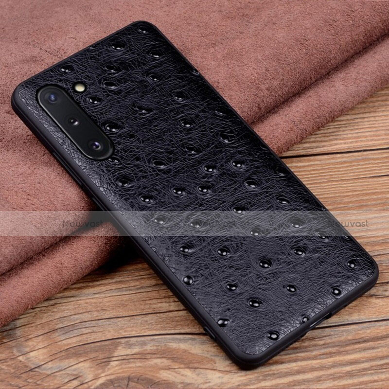 Soft Luxury Leather Snap On Case Cover R05 for Samsung Galaxy Note 10 5G