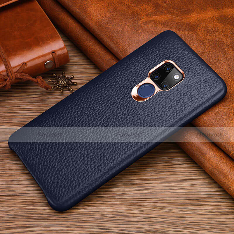 Soft Luxury Leather Snap On Case Cover R06 for Huawei Mate 20