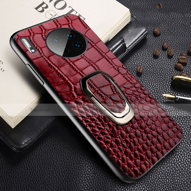 Soft Luxury Leather Snap On Case Cover R06 for Huawei Mate 30 Pro 5G