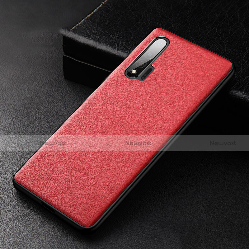 Soft Luxury Leather Snap On Case Cover R06 for Huawei Nova 6