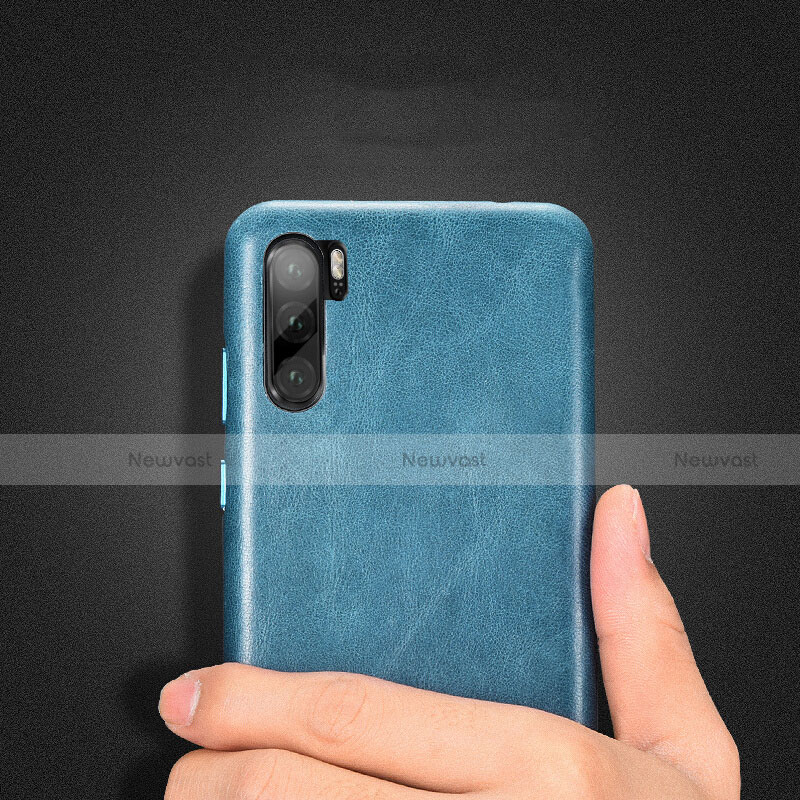 Soft Luxury Leather Snap On Case Cover R06 for Huawei P30 Pro