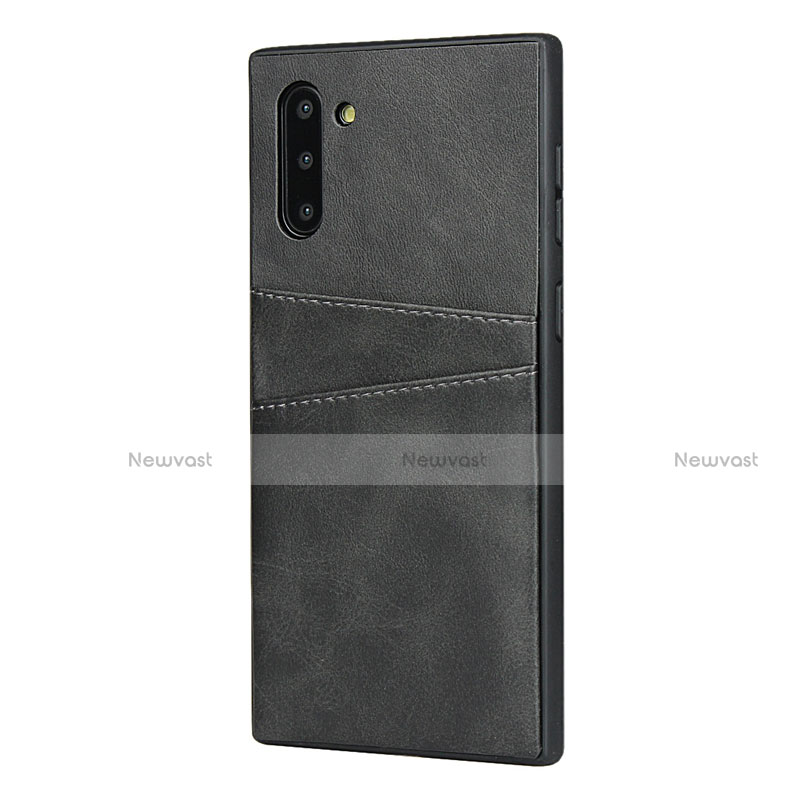 Soft Luxury Leather Snap On Case Cover R06 for Samsung Galaxy Note 10