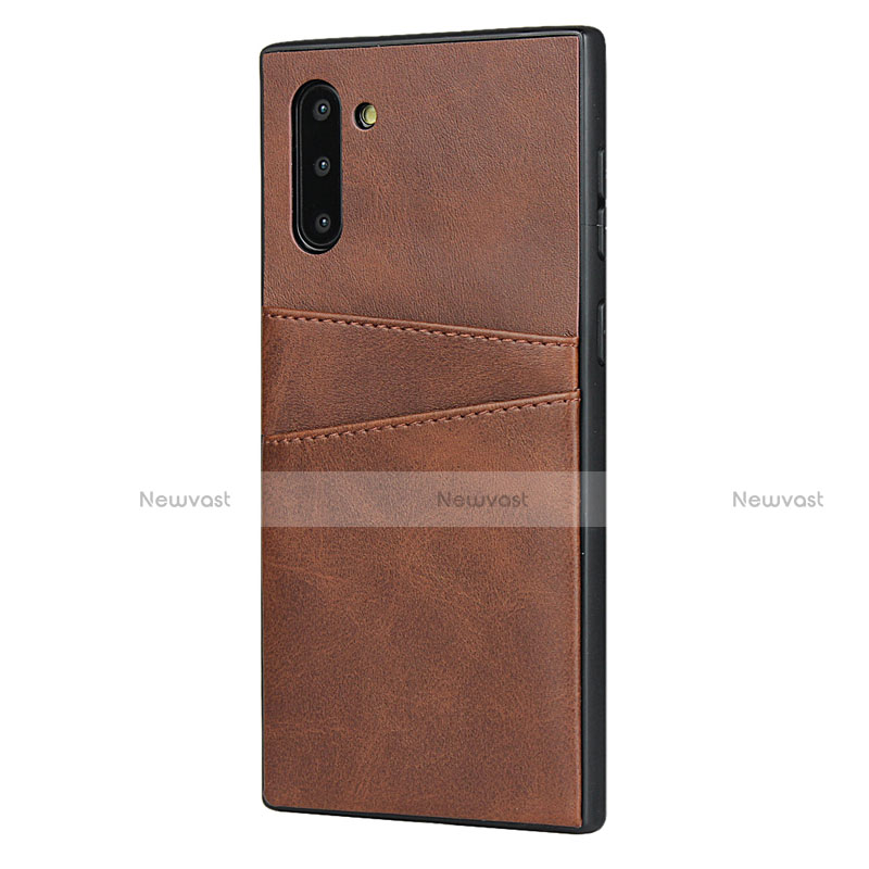 Soft Luxury Leather Snap On Case Cover R06 for Samsung Galaxy Note 10