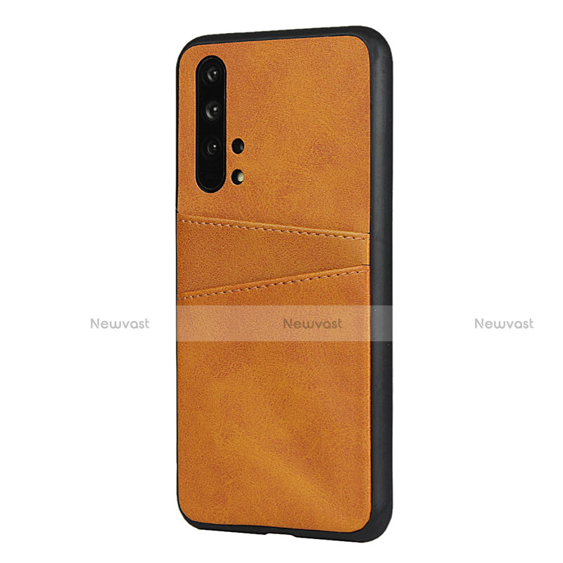 Soft Luxury Leather Snap On Case Cover R07 for Huawei Honor 20 Pro