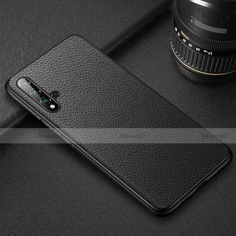 Soft Luxury Leather Snap On Case Cover R07 for Huawei Nova 5