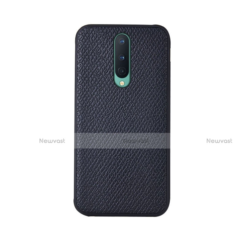 Soft Luxury Leather Snap On Case Cover R07 for OnePlus 8