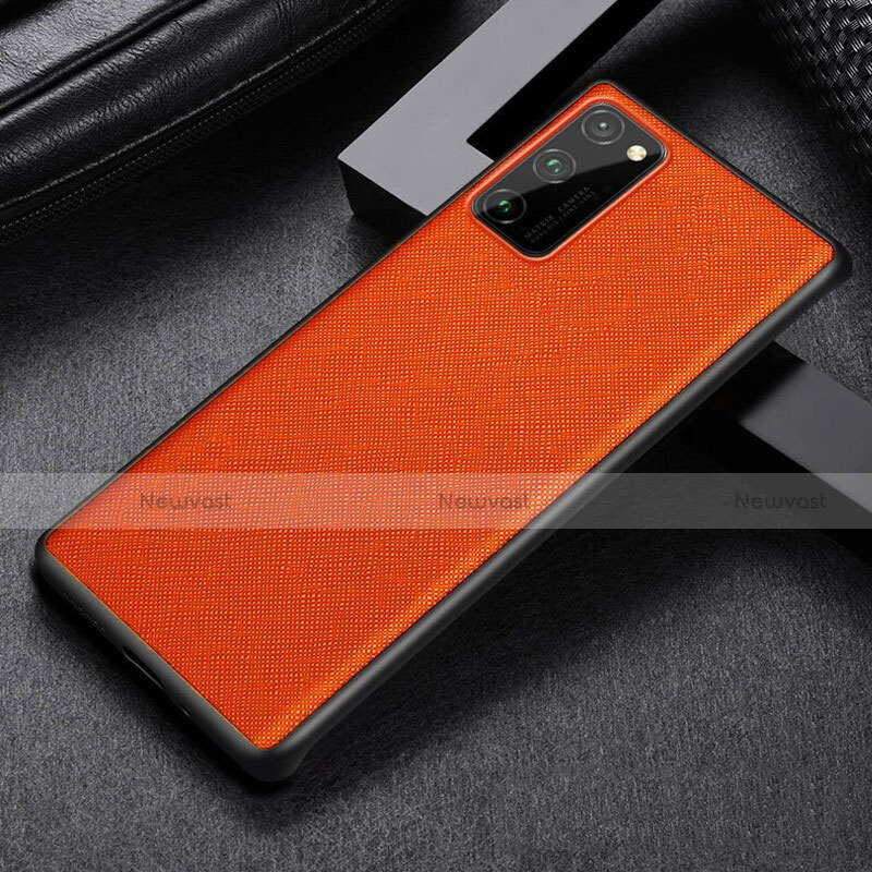 Soft Luxury Leather Snap On Case Cover R09 for Huawei Honor V30 5G