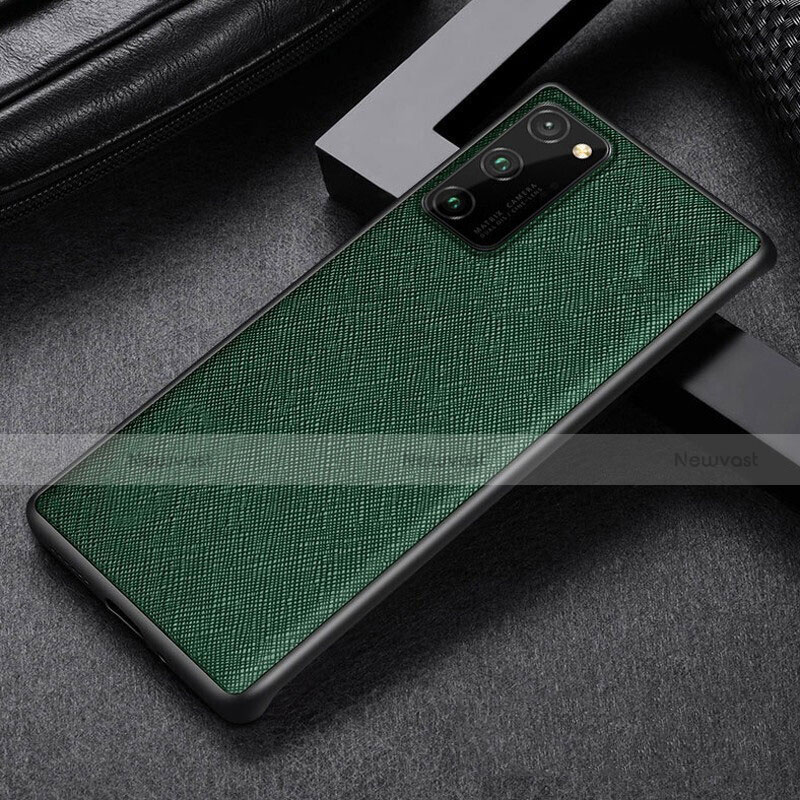 Soft Luxury Leather Snap On Case Cover R09 for Huawei Honor V30 5G