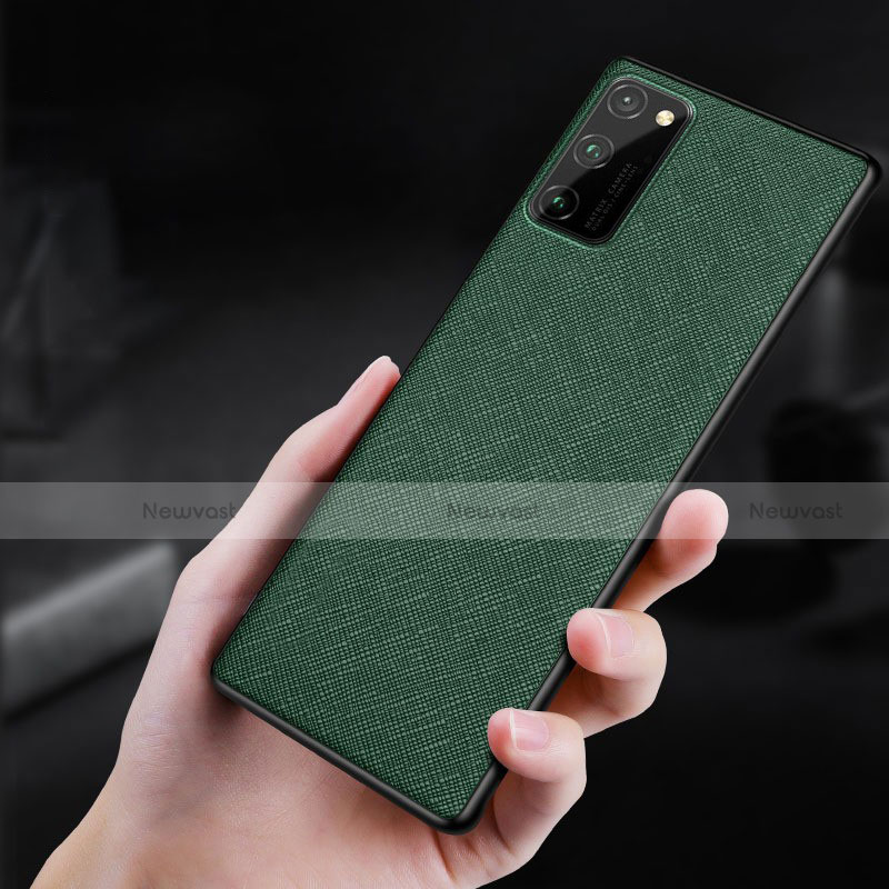 Soft Luxury Leather Snap On Case Cover R09 for Huawei Honor V30 5G