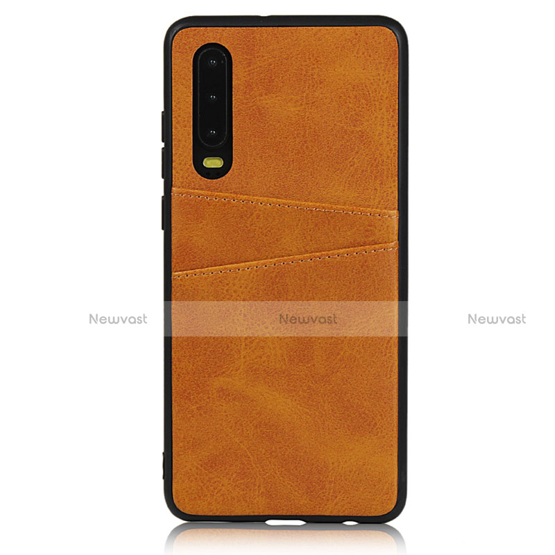 Soft Luxury Leather Snap On Case Cover R09 for Huawei P30