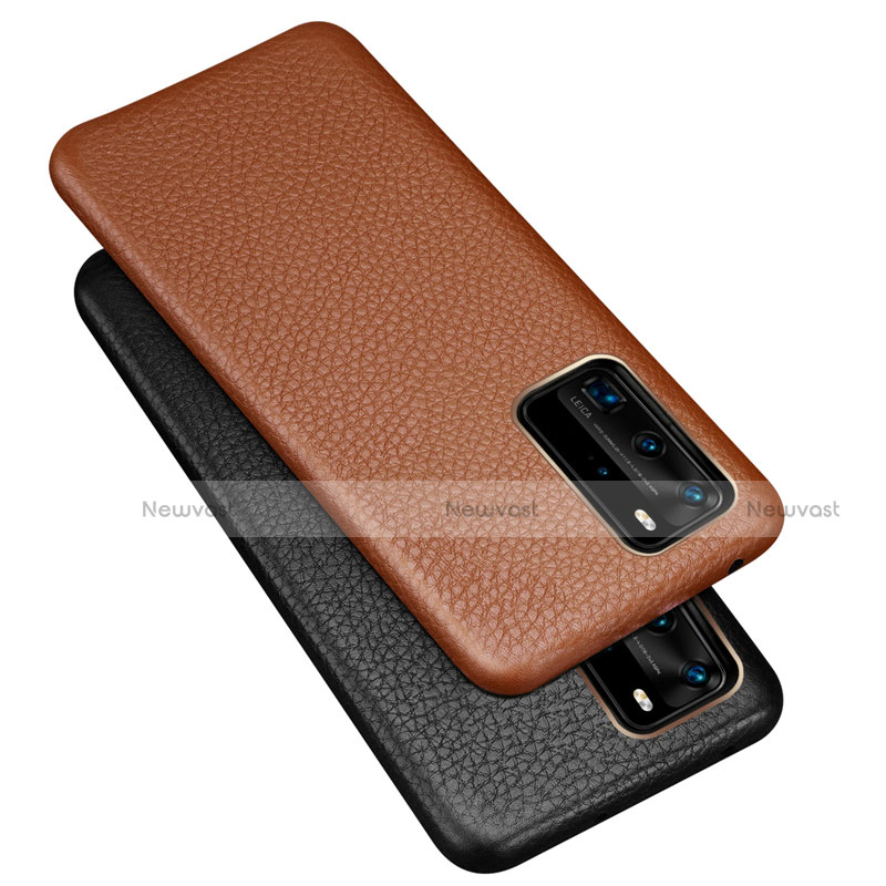 Soft Luxury Leather Snap On Case Cover R09 for Huawei P40 Pro