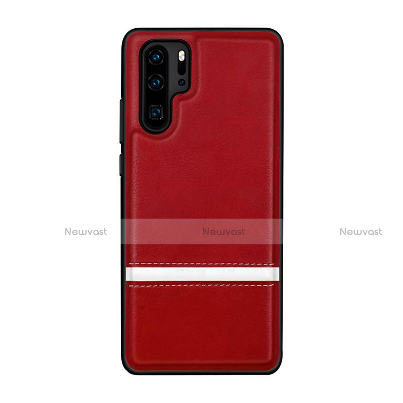 Soft Luxury Leather Snap On Case Cover R10 for Huawei P30 Pro New Edition