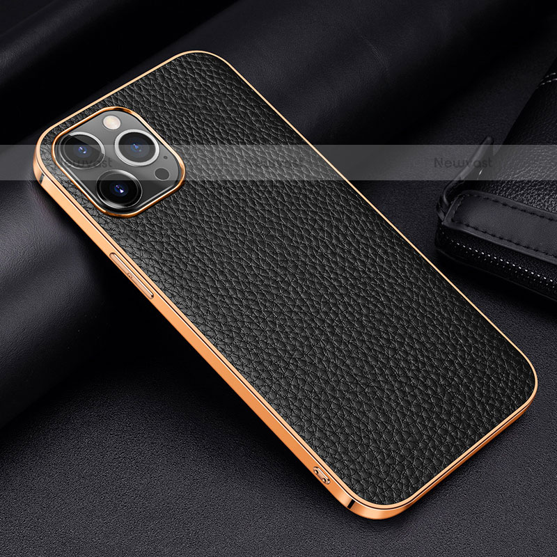 Soft Luxury Leather Snap On Case Cover S01 for Apple iPhone 15 Pro Max