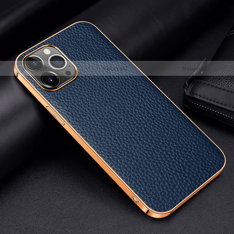 Soft Luxury Leather Snap On Case Cover S01 for Apple iPhone 15 Pro Max