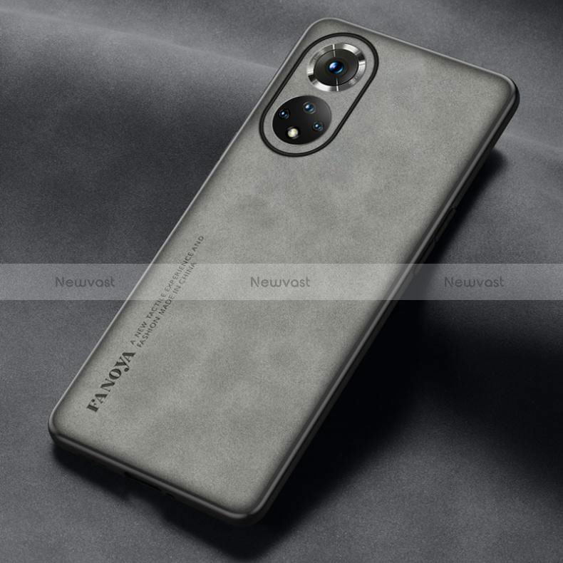 Soft Luxury Leather Snap On Case Cover S01 for Huawei Honor 50 5G