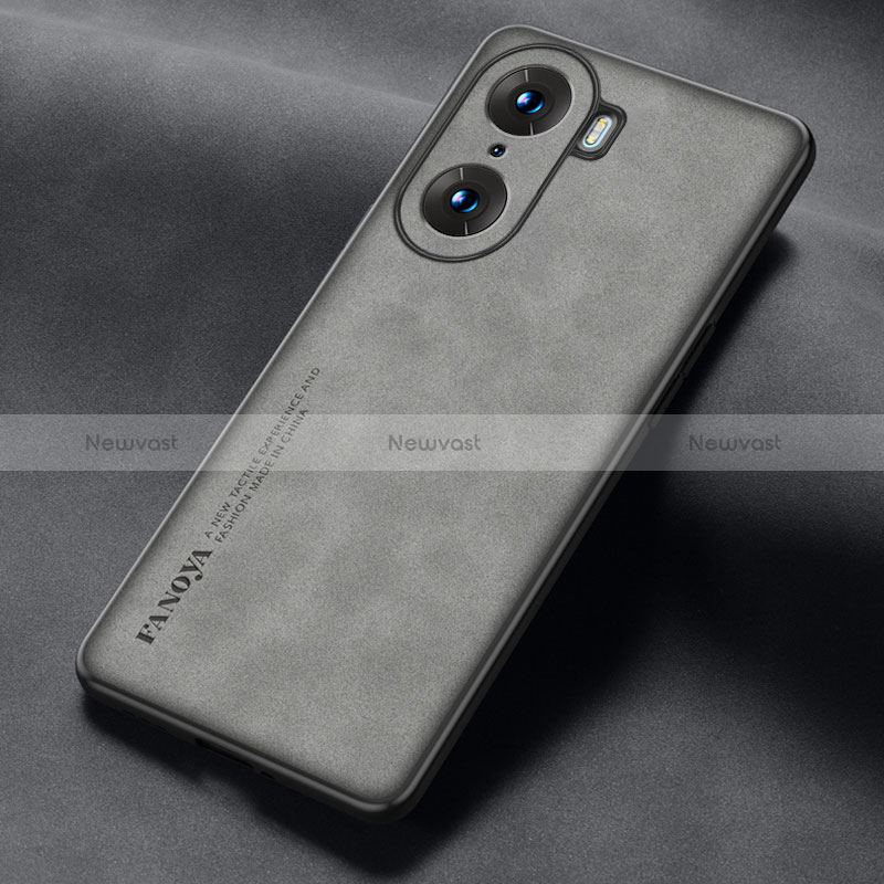 Soft Luxury Leather Snap On Case Cover S01 for Huawei Honor 60 5G