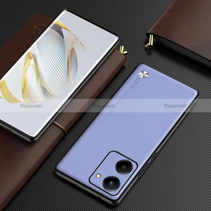 Soft Luxury Leather Snap On Case Cover S01 for Huawei Honor X7a