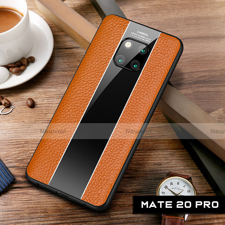 Soft Luxury Leather Snap On Case Cover S01 for Huawei Mate 20 Pro