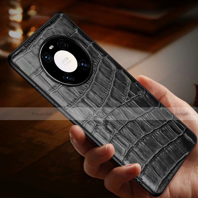 Soft Luxury Leather Snap On Case Cover S01 for Huawei Mate 40E 5G