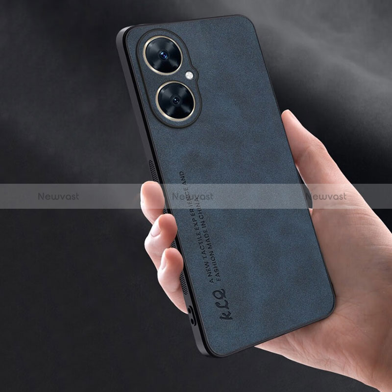 Soft Luxury Leather Snap On Case Cover S01 for Huawei Nova 11i