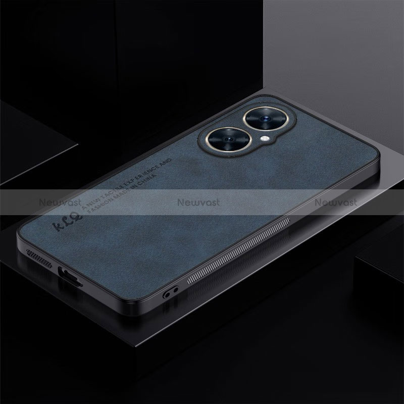 Soft Luxury Leather Snap On Case Cover S01 for Huawei Nova 11i