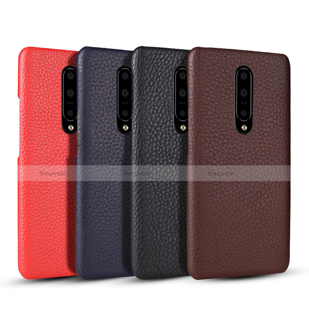 Soft Luxury Leather Snap On Case Cover S01 for OnePlus 7 Pro