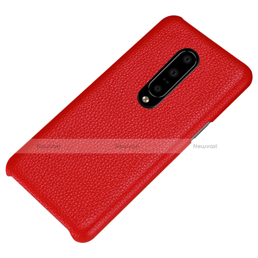 Soft Luxury Leather Snap On Case Cover S01 for OnePlus 7 Pro