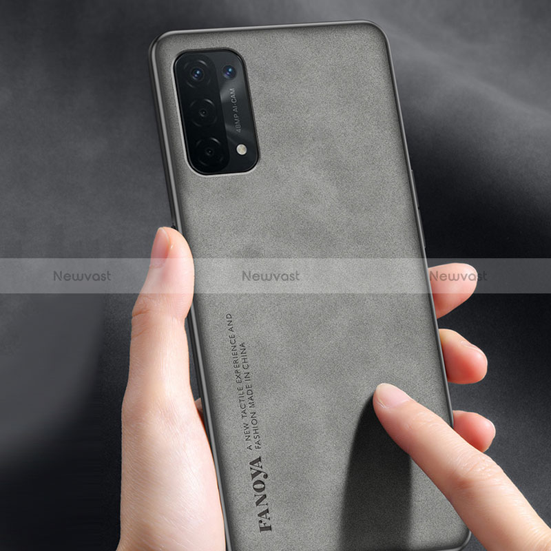 Soft Luxury Leather Snap On Case Cover S01 for Oppo A74 5G
