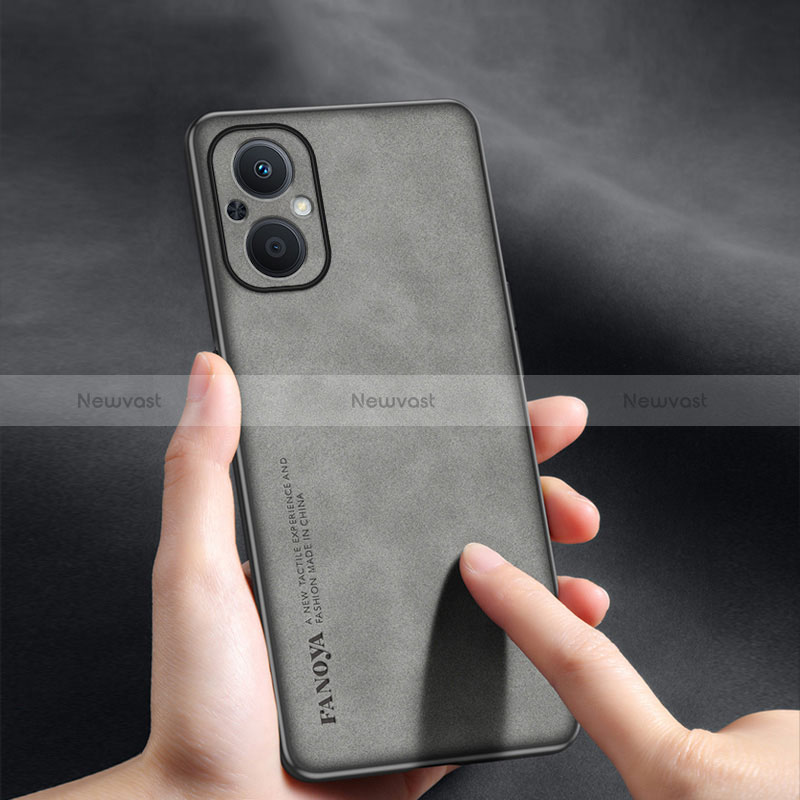 Soft Luxury Leather Snap On Case Cover S01 for Oppo A96 5G
