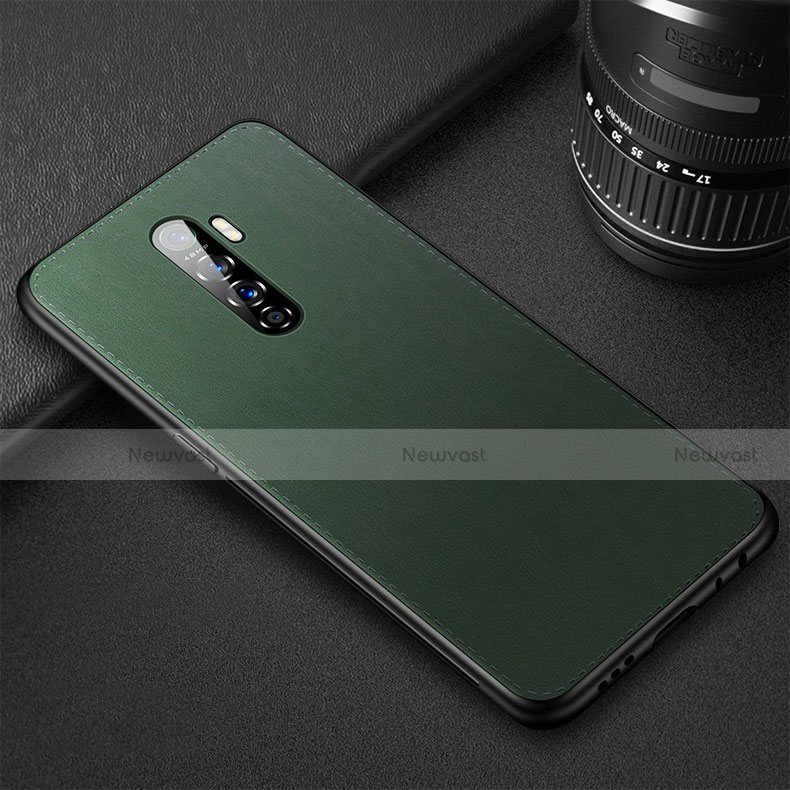 Soft Luxury Leather Snap On Case Cover S01 for Oppo Reno Ace