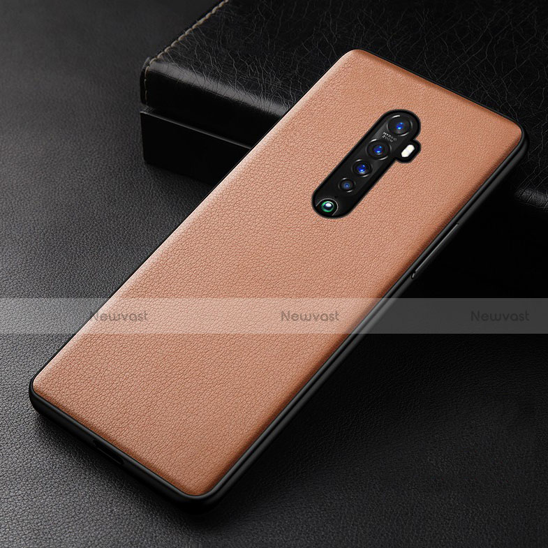 Soft Luxury Leather Snap On Case Cover S01 for Oppo Reno2