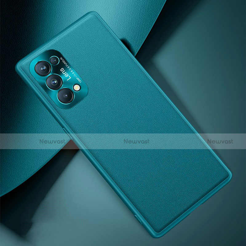 Soft Luxury Leather Snap On Case Cover S01 for Oppo Reno5 Pro 5G