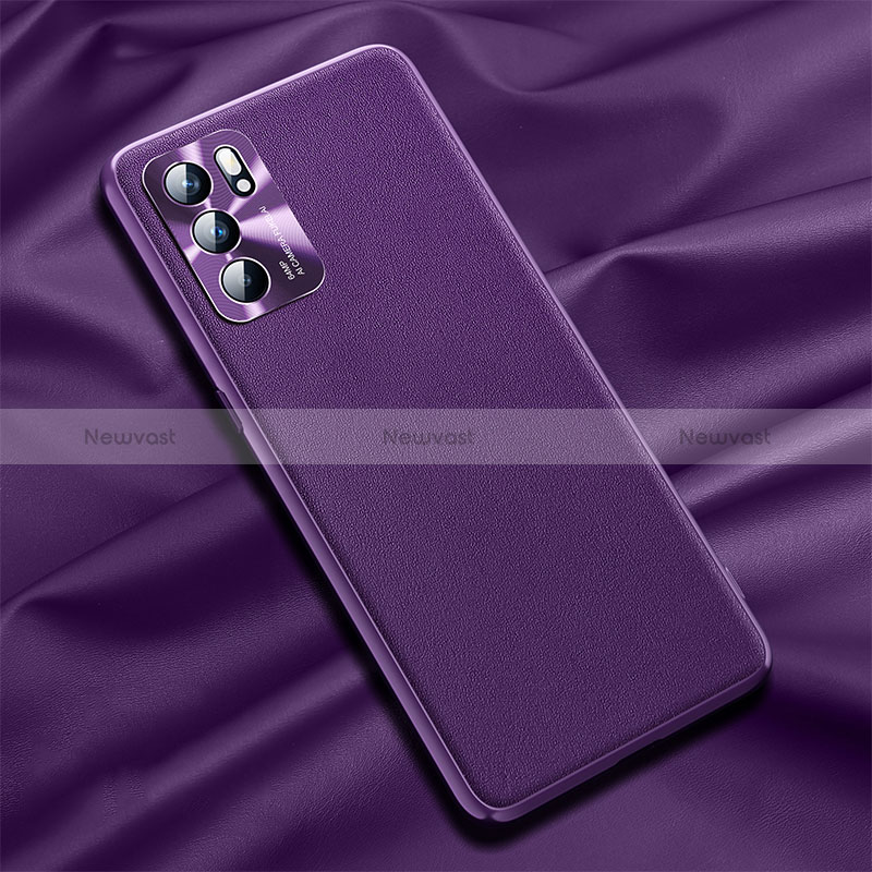 Soft Luxury Leather Snap On Case Cover S01 for Oppo Reno6 5G