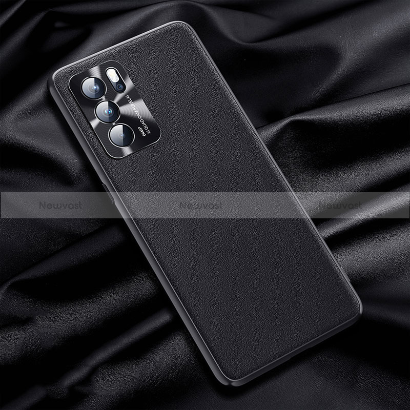 Soft Luxury Leather Snap On Case Cover S01 for Oppo Reno6 Pro 5G India