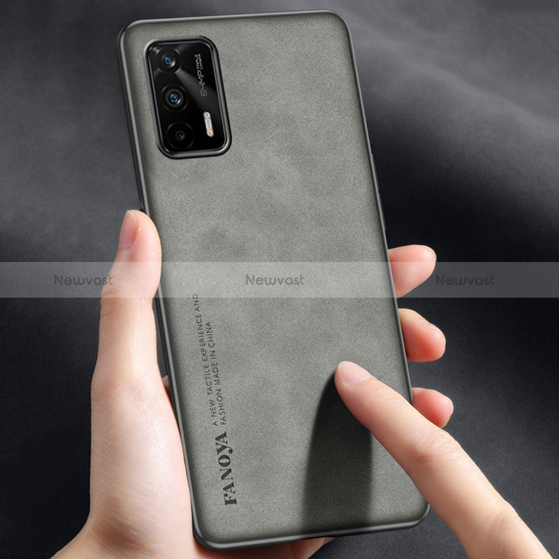 Soft Luxury Leather Snap On Case Cover S01 for Realme GT 5G