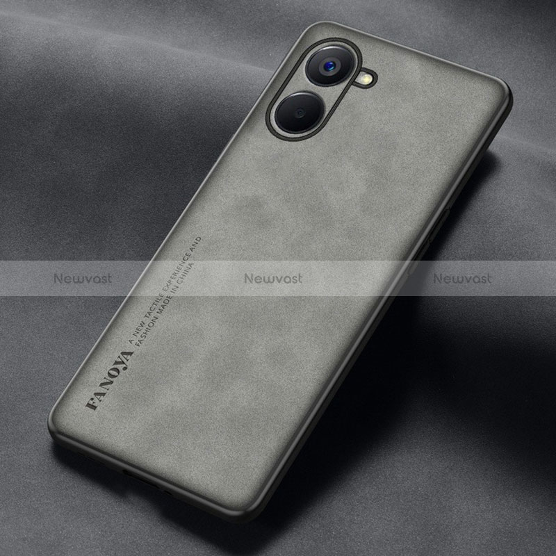 Soft Luxury Leather Snap On Case Cover S01 for Realme V30 5G