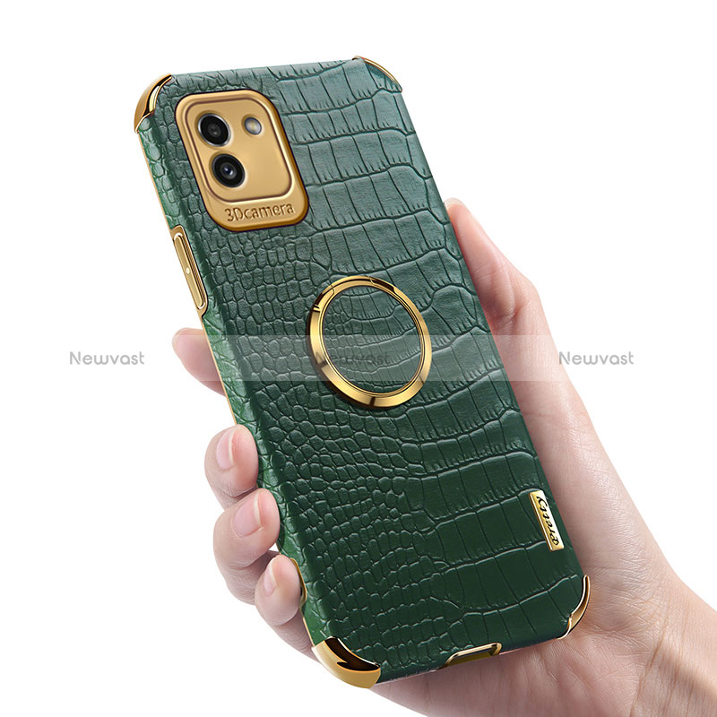 Soft Luxury Leather Snap On Case Cover S01 for Samsung Galaxy A03