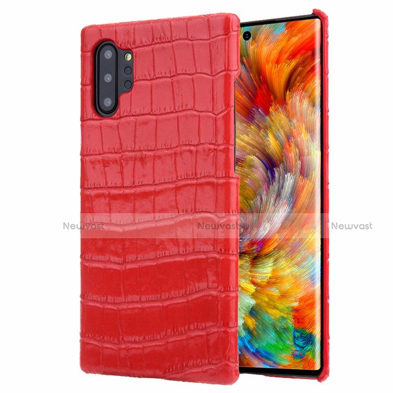 Soft Luxury Leather Snap On Case Cover S01 for Samsung Galaxy Note 10 Plus