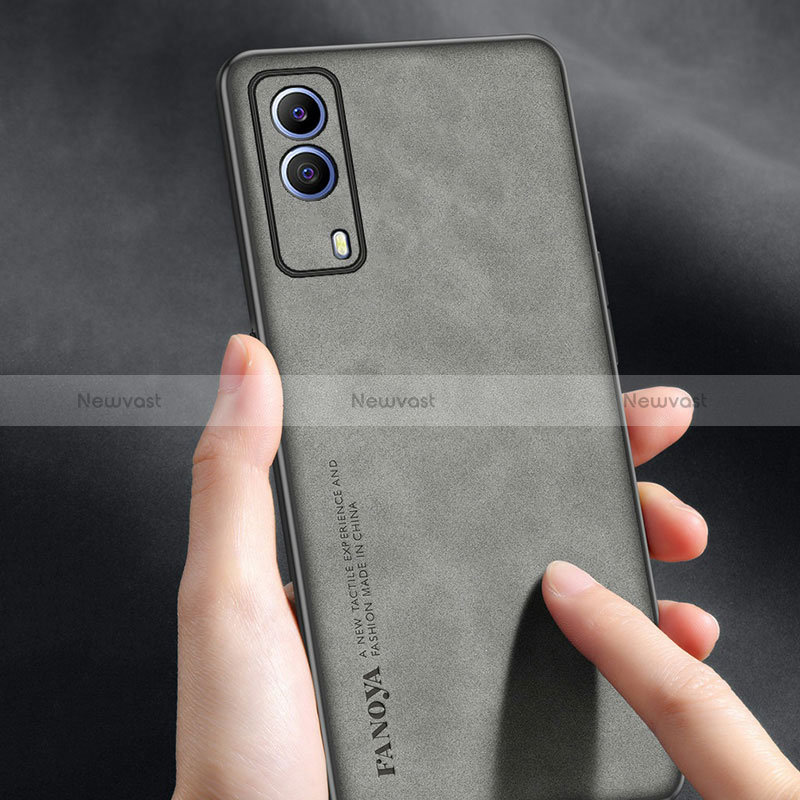 Soft Luxury Leather Snap On Case Cover S01 for Vivo V21e 5G