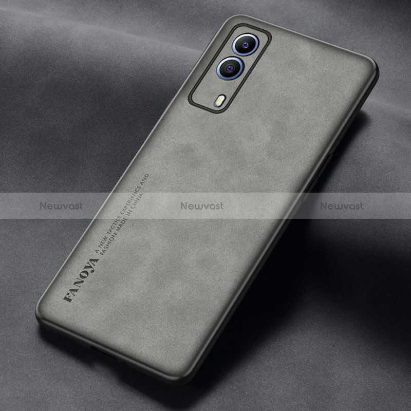 Soft Luxury Leather Snap On Case Cover S01 for Vivo V21e 5G