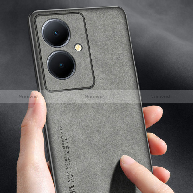 Soft Luxury Leather Snap On Case Cover S01 for Vivo V29 Lite 5G