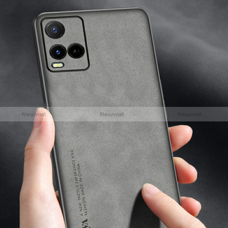 Soft Luxury Leather Snap On Case Cover S01 for Vivo Y21