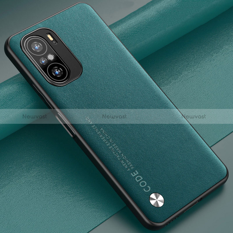 Soft Luxury Leather Snap On Case Cover S01 for Xiaomi Mi 11i 5G Green