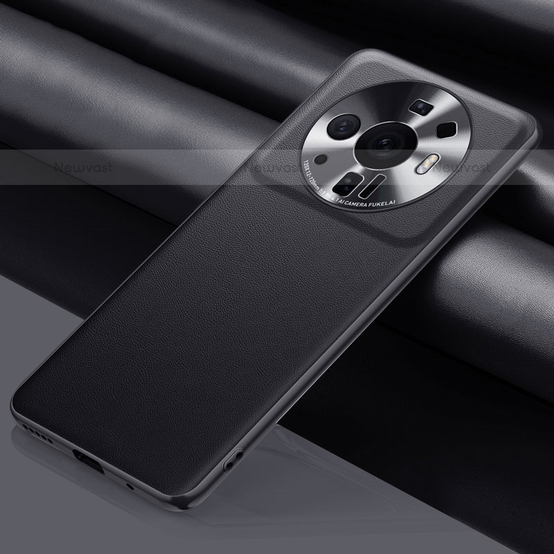 Soft Luxury Leather Snap On Case Cover S01 for Xiaomi Mi 12 Ultra 5G Black