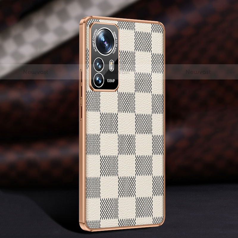 Soft Luxury Leather Snap On Case Cover S01 for Xiaomi Mi 12X 5G