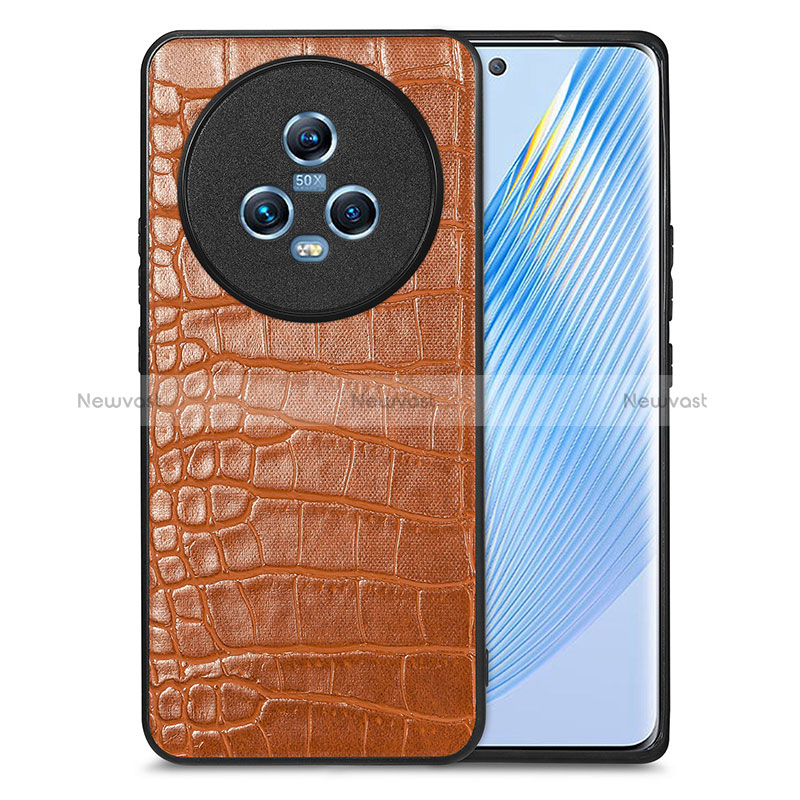 Soft Luxury Leather Snap On Case Cover S01D for Huawei Honor Magic5 5G